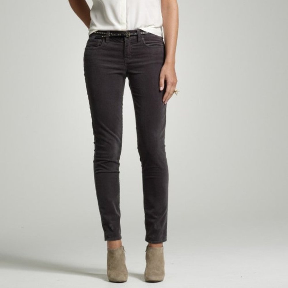 J.Crew Toothpick Slim Ankle Cords Dark Gray - 27